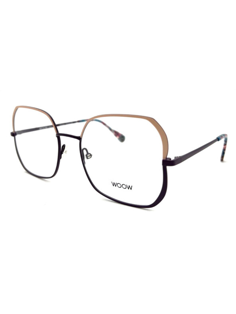 Woow Big Apple 2 9618 HO Soft Peach Oversized Eyeglass Frames 53-19-140